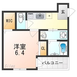 フジパレス瓢箪山の物件間取画像